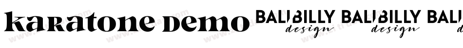Karatone DEMO字体转换